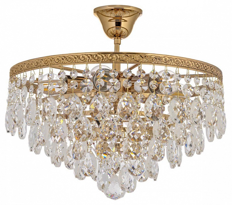 Люстра на штанге arti lampadari castellana gold castellana e 1.3.38.608 g