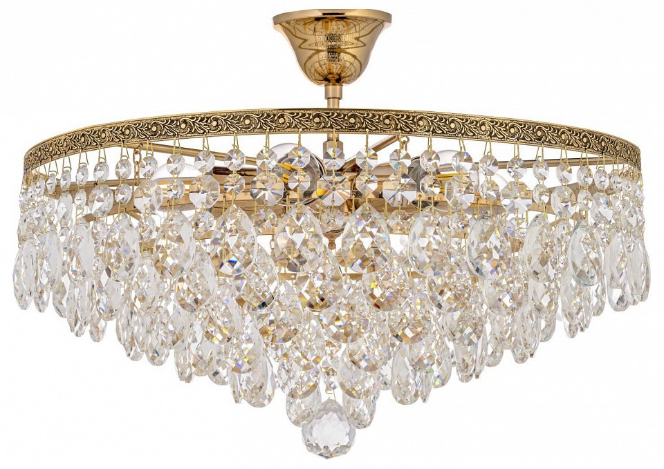 Люстра на штанге arti lampadari castellana gold castellana e 1.3.46.608 g