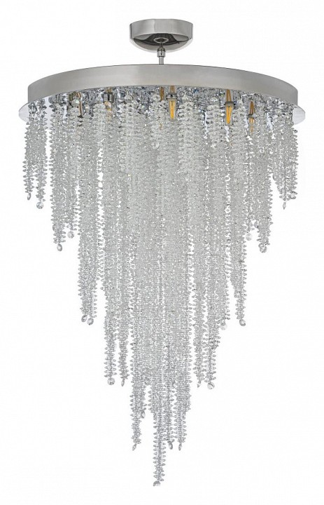 Люстра на штанге arti lampadari flusso nickel flusso h 1.4.55.105 n