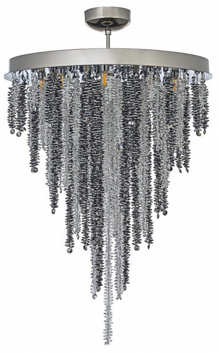 Люстра на штанге arti lampadari flusso nickel flusso h 1.4.55.106 n