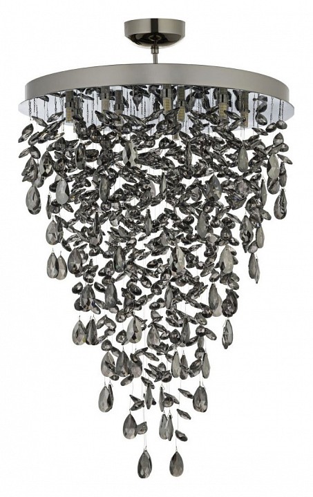 Люстра на штанге arti lampadari flusso nickel flusso h 1.4.55.639 n