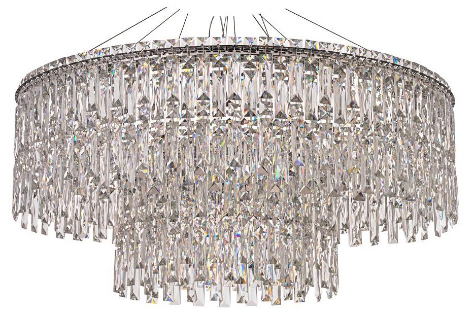 Подвесная люстра arti lampadari ovindoli nickel ovindoli l 1.5.80+40.100 n