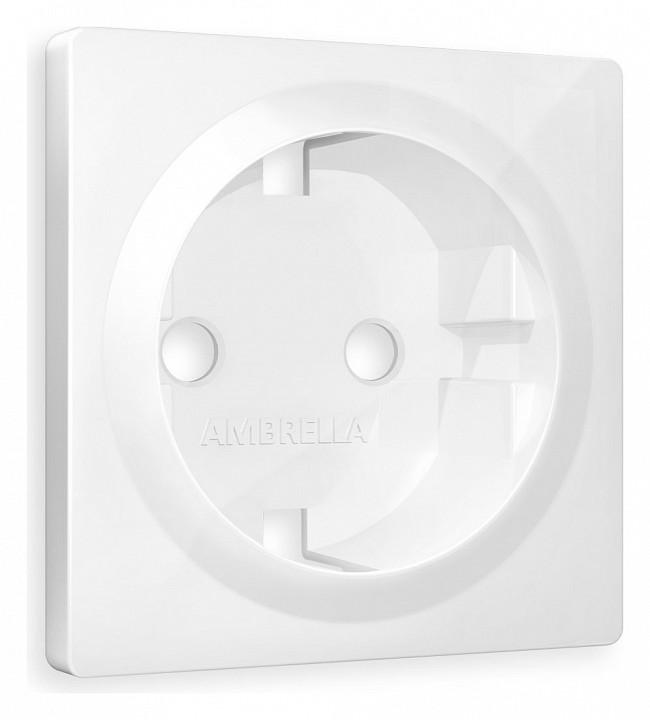 Накладка для розетки с заземлением ambrella volt alfa ap1060
