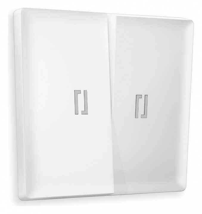 Клавиши для выключателя двухклавишного c подсветкой ambrella volt alfa ap1240