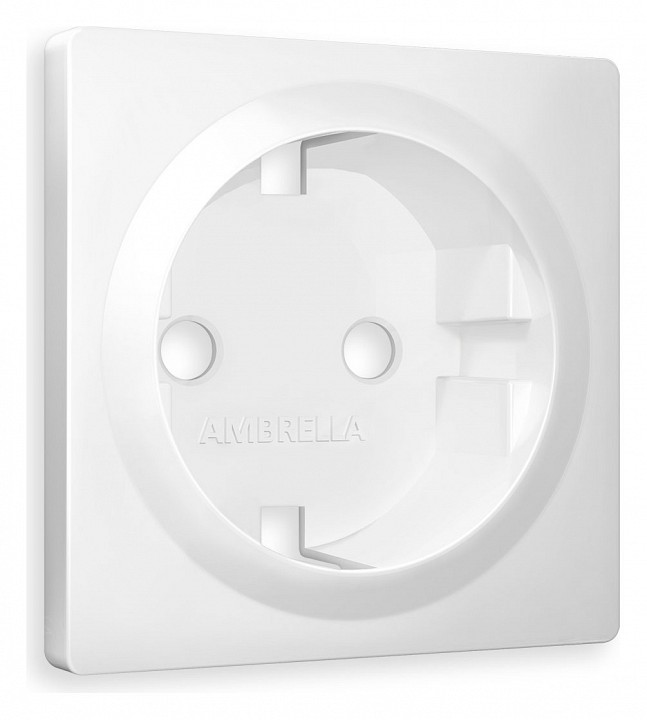 Накладка для розетки с заземлением ambrella volt alfa ap1260