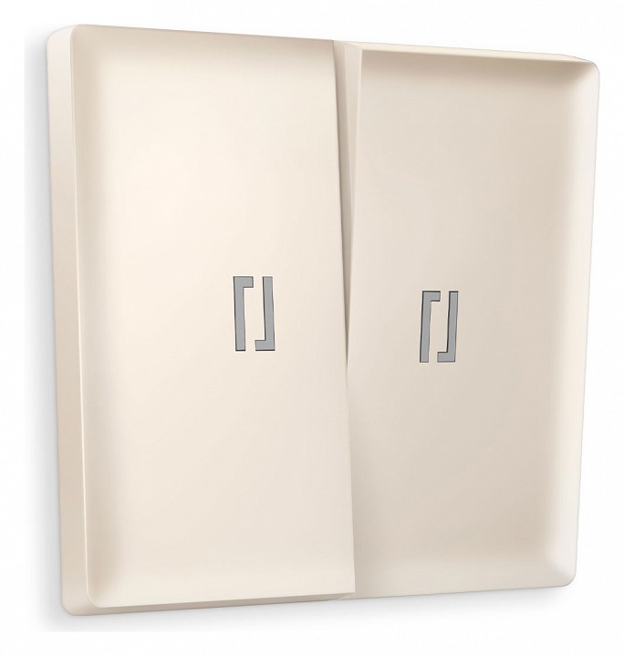 Клавиши для выключателя двухклавишного c подсветкой ambrella volt alfa ap3240