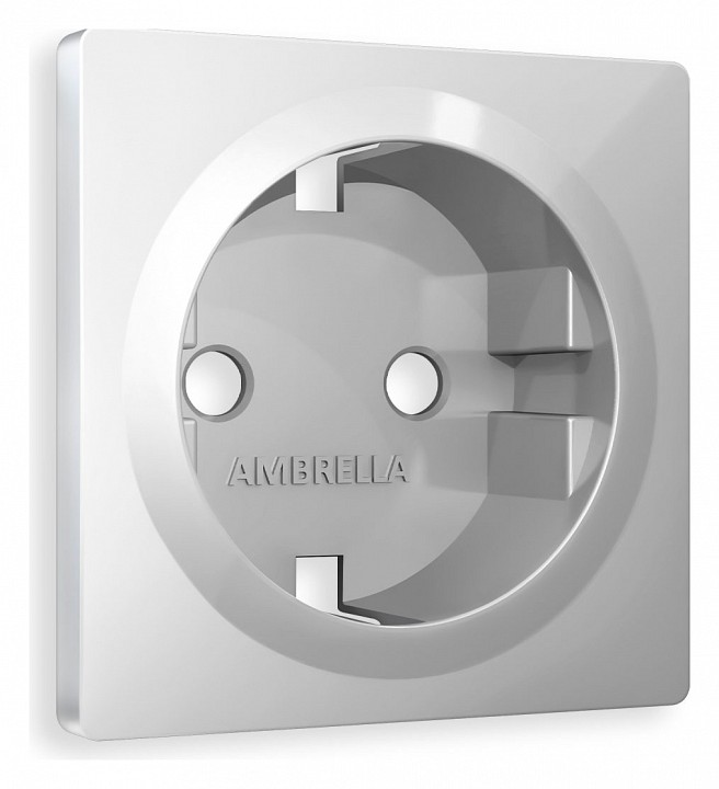 Накладка для розетки с заземлением ambrella volt alfa ap4060