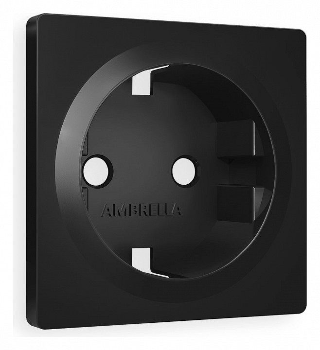Накладка для розетки с заземлением ambrella volt alfa ap8060
