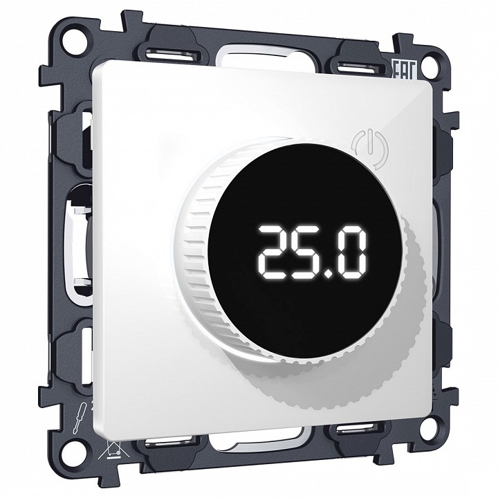 Терморегулятор электромеханический для теплого пола без рамки ambrella volt alfa ma105810