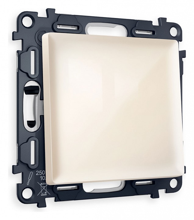 Выключатель проходной одноклавишный ambrella volt alfa ma301020