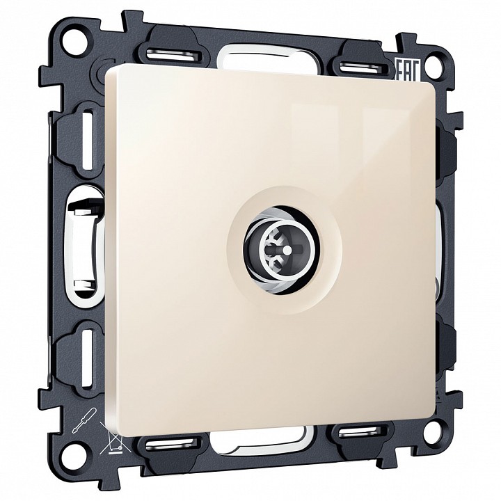 Тв-розетка оконечная без рамки ambrella volt alfa ma313005