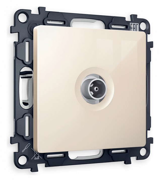 Тв-розетка оконечная без рамки ambrella volt alfa ma313010