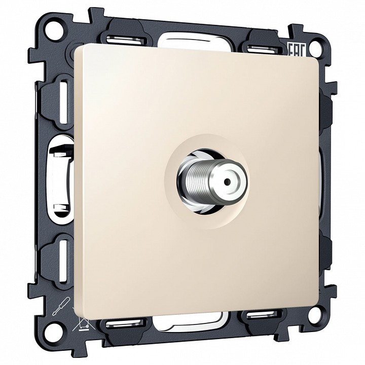 Тв-розетка без рамки ambrella volt alfa ma333050