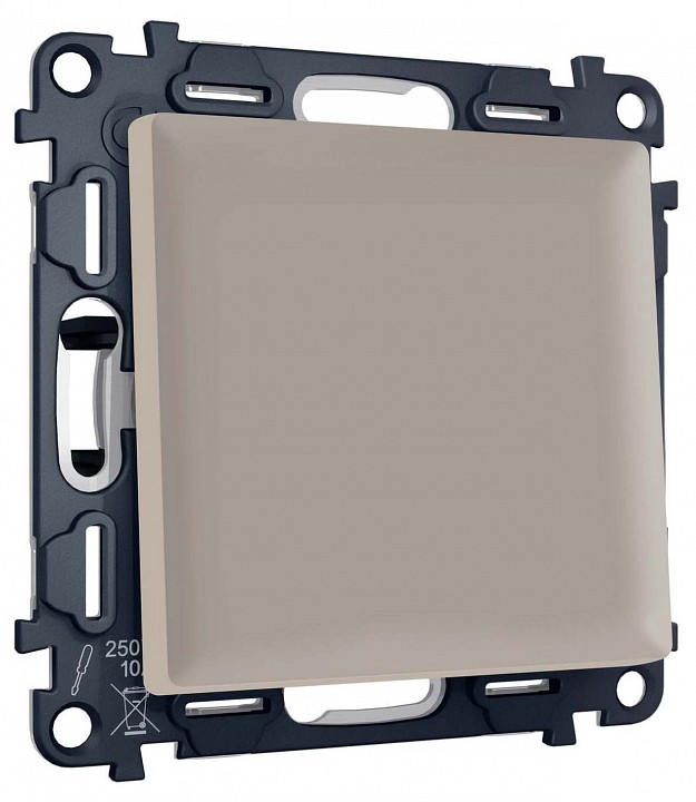 Выключатель двухполюсной самовозвратный без рамки ambrella volt ma ma361050