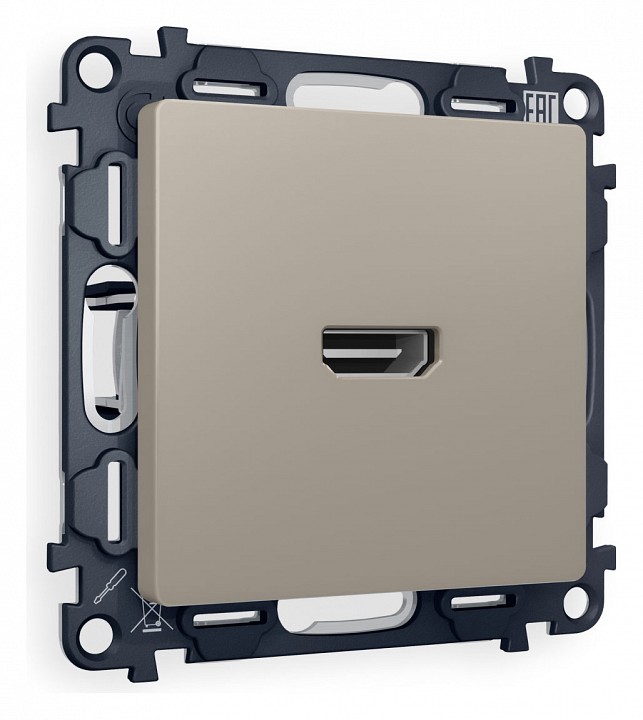 Розетка hdmi без рамки ambrella volt alfa ma374010