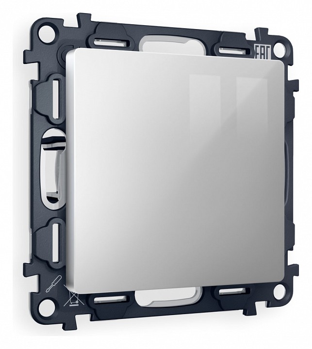 Заглушка для поста с рамкой ambrella volt alfa ma416010