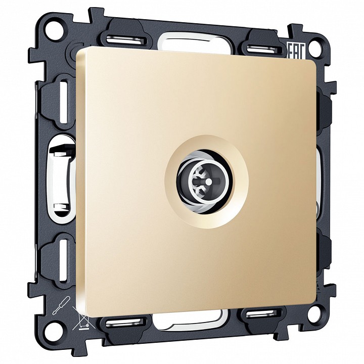 Тв-розетка оконечная без рамки ambrella volt alfa ma613005