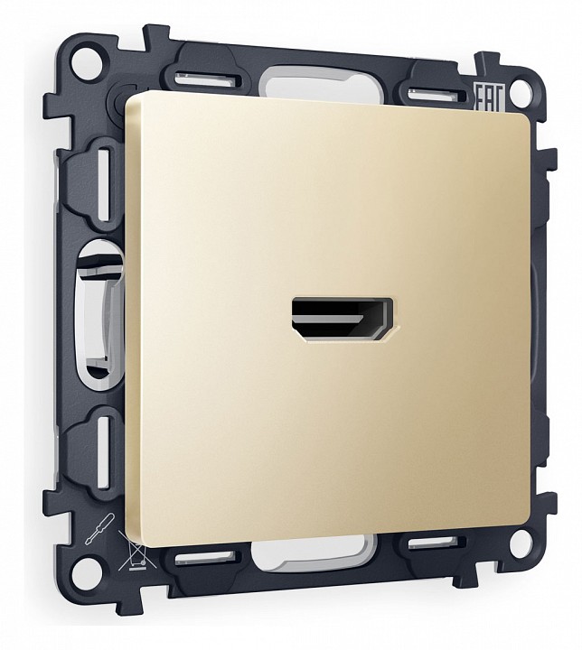 Розетка hdmi без рамки ambrella volt alfa ma614010