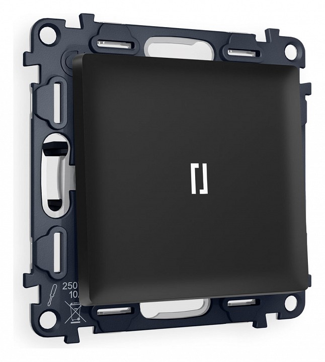 Выключатель проходной одноклавишный с подсветкой ambrella volt alfa ma802035