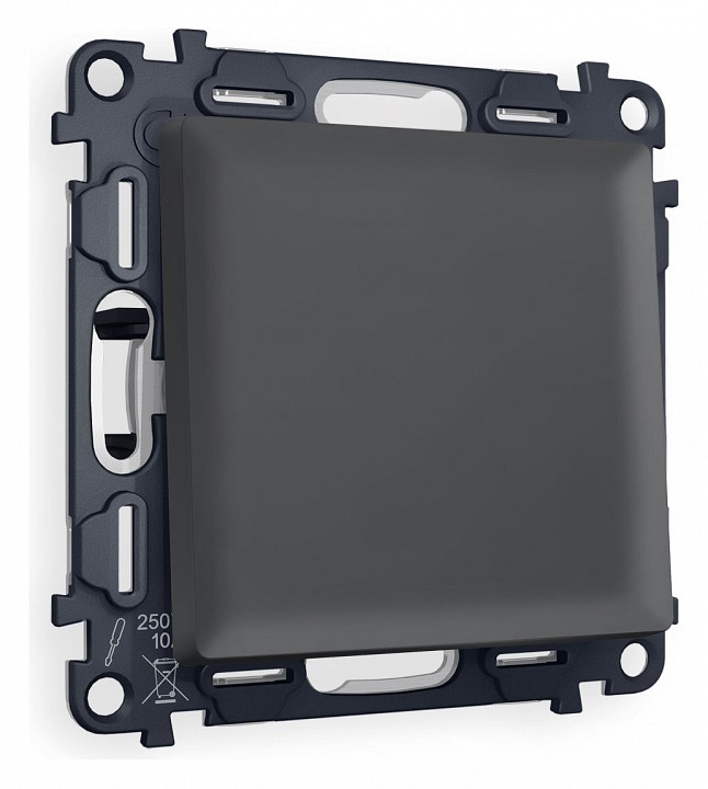 Выключатель перекрестный одноклавишный без рамки ambrella volt alfa ma901030