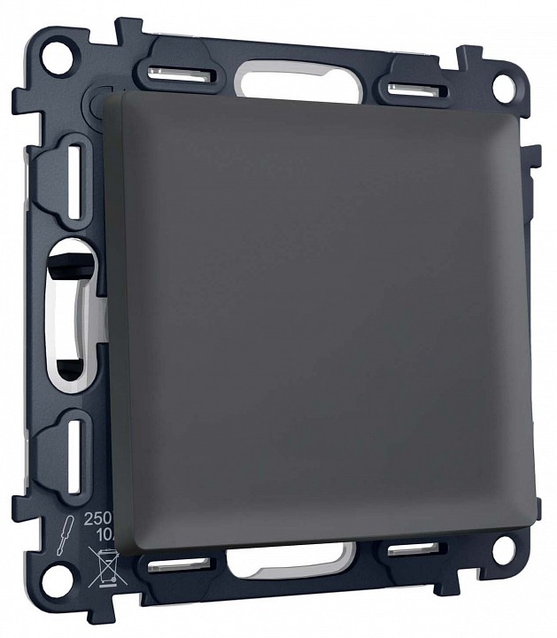 Выключатель двухполюсной самовозвратный без рамки ambrella volt ma ma901050