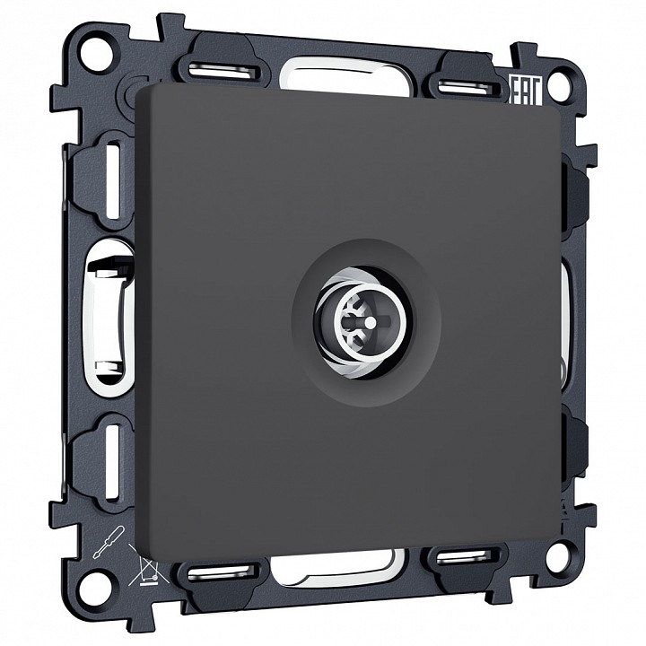 Тв-розетка оконечная без рамки ambrella volt alfa ma913005