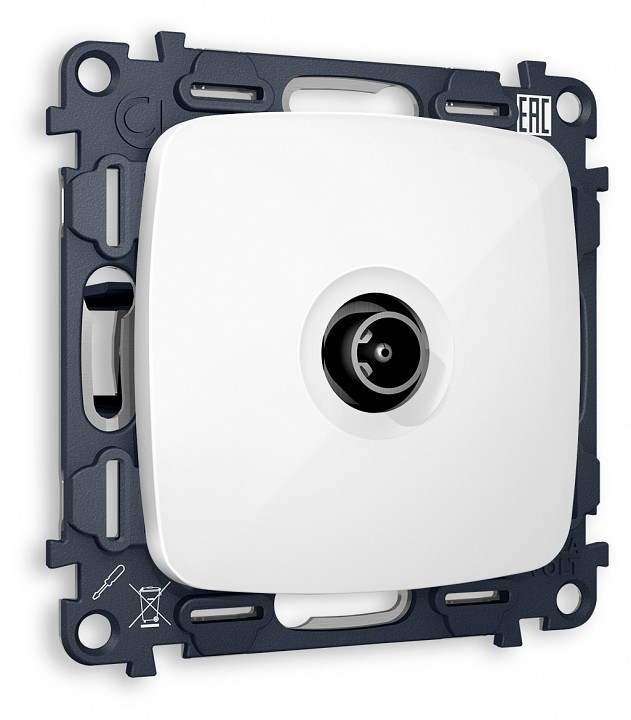 Тв-розетка без рамки ambrella volt omega mo113030