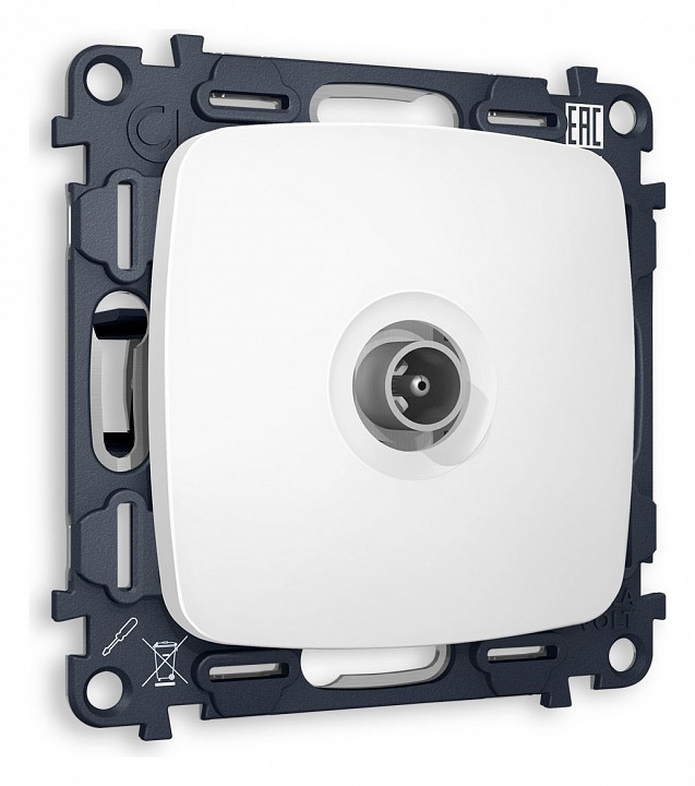 Тв-розетка оконечная без рамки ambrella volt omega mo133010