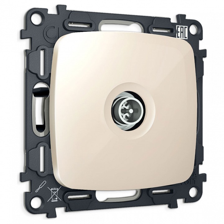 Тв-розетка оконечная без рамки ambrella volt omega mo313005