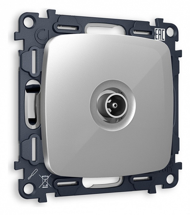 Тв-розетка оконечная без рамки ambrella volt omega mo413010