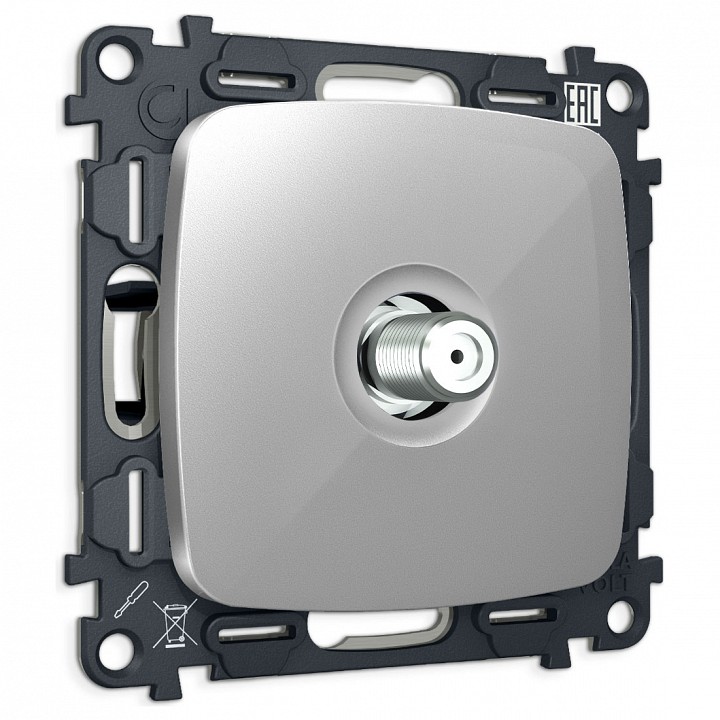 Тв-розетка без рамки ambrella volt omega mo413050