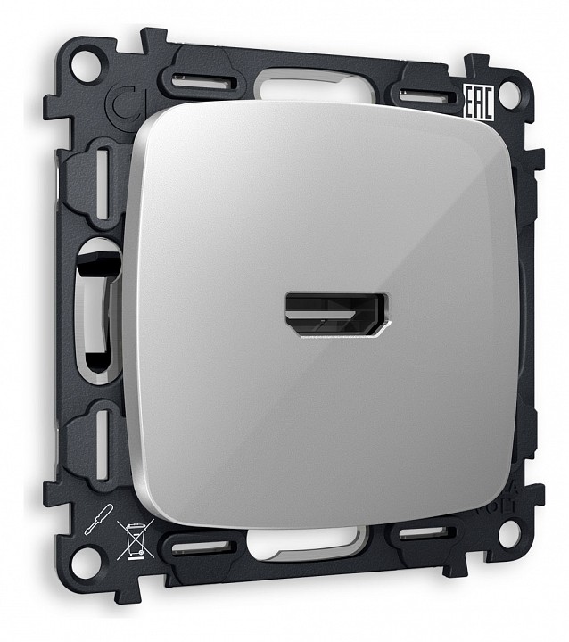 Розетка hdmi без рамки ambrella volt omega mo414010