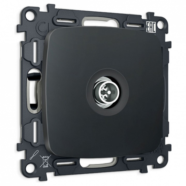 Тв-розетка оконечная без рамки ambrella volt omega mo913005