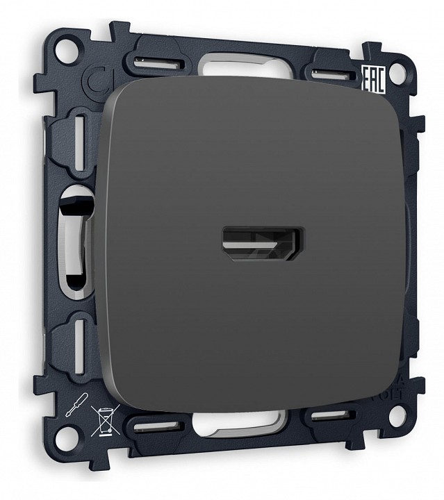 Розетка hdmi без рамки ambrella volt omega mo914010