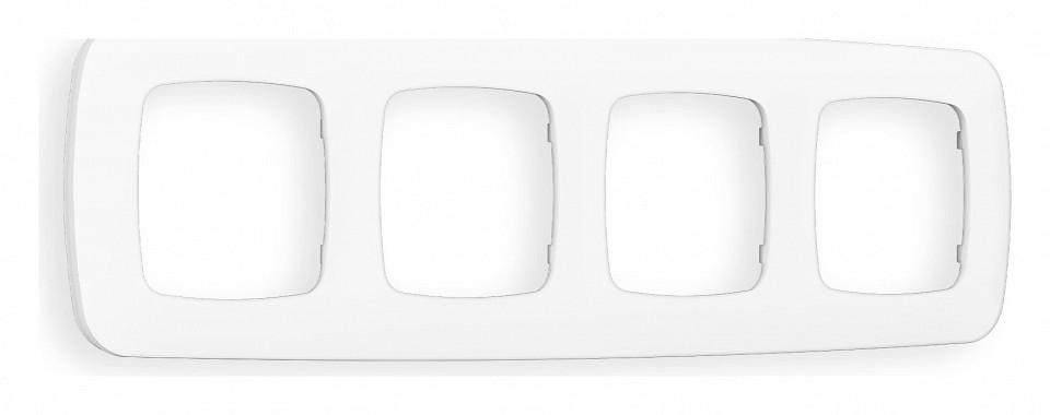 Рамка на 4 поста ambrella volt omega of140124