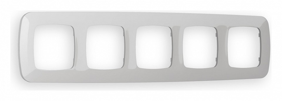 Рамка на 5 постов ambrella volt omega of140405