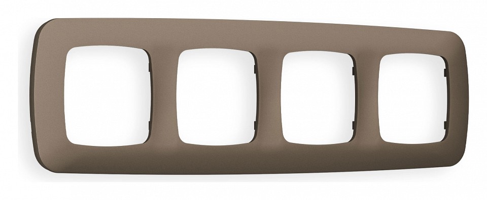 Рамка на 4 поста ambrella volt omega of140634