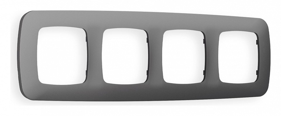 Рамка на 4 поста ambrella volt omega of140654