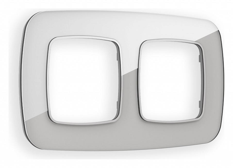 Рамка на 2 поста ambrella volt omega of320402