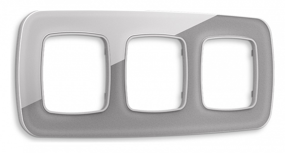 Рамка на 3 поста ambrella volt omega of320503