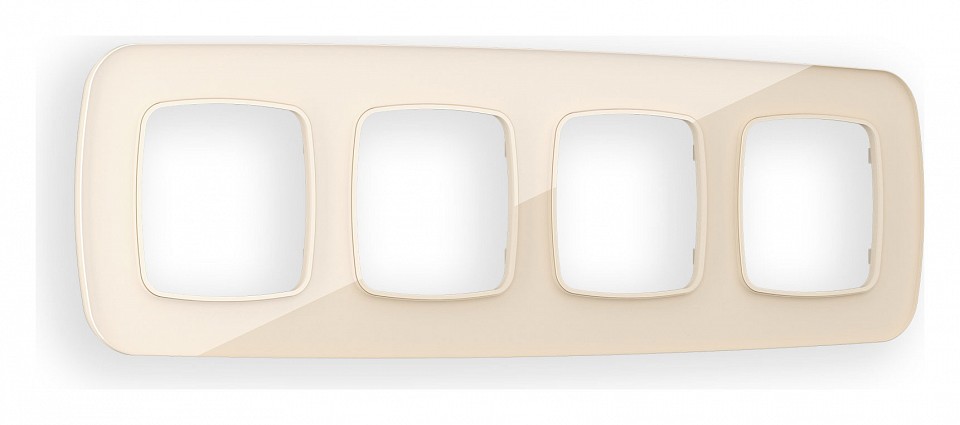 Рамка на 4 поста ambrella volt omega of350304