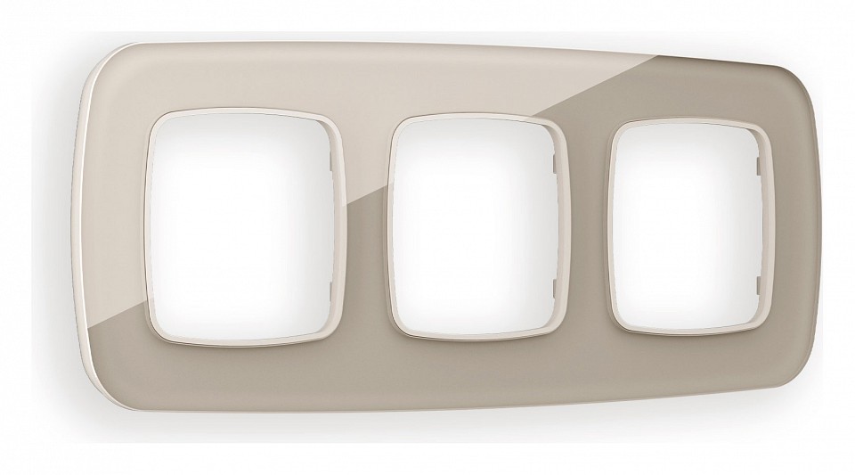 Рамка на 3 поста ambrella volt omega of350603