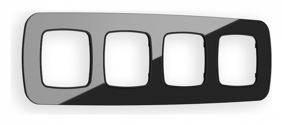 Рамка на 4 поста ambrella volt omega of350804