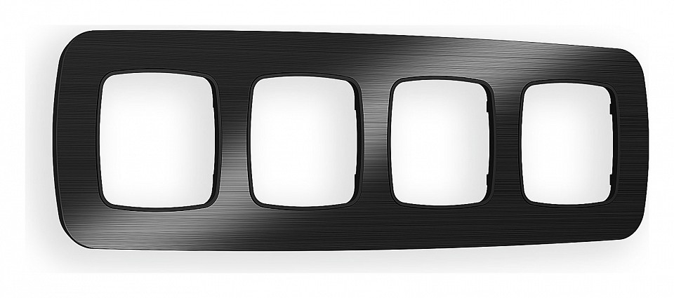 Рамка на 4 поста ambrella volt omega of580504