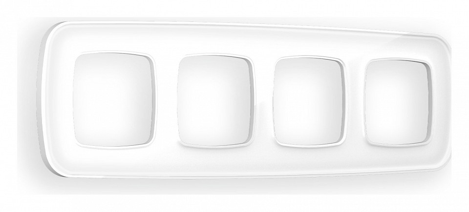 Рамка на 4 поста ambrella volt omega of640104