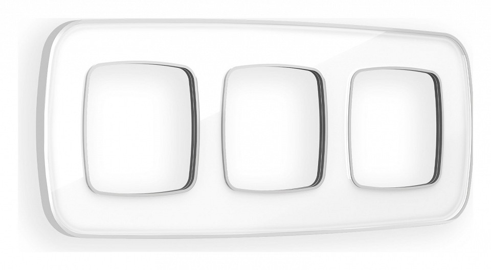 Рамка на 3 поста ambrella volt omega of640133