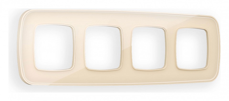 Рамка на 4 поста ambrella volt omega of640304