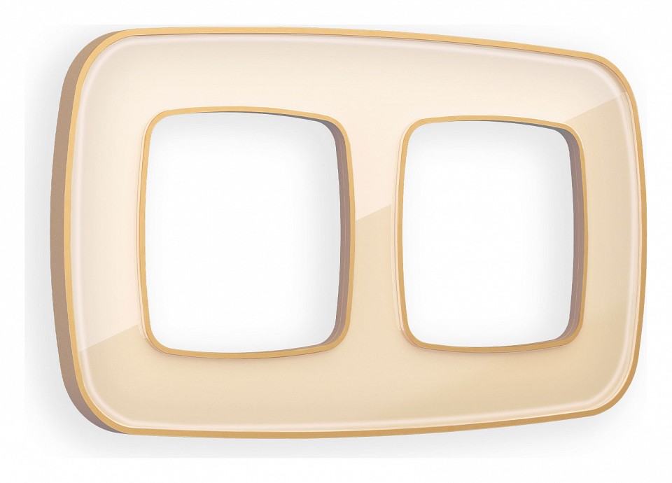 Рамка на 2 поста ambrella volt omega of640342