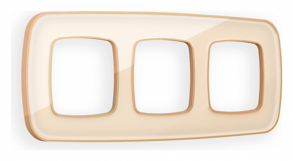 Рамка на 3 поста ambrella volt omega of640343