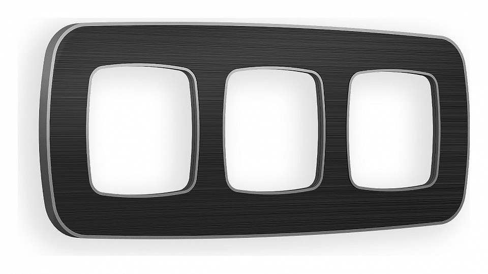 Рамка на 3 поста ambrella volt omega of640533